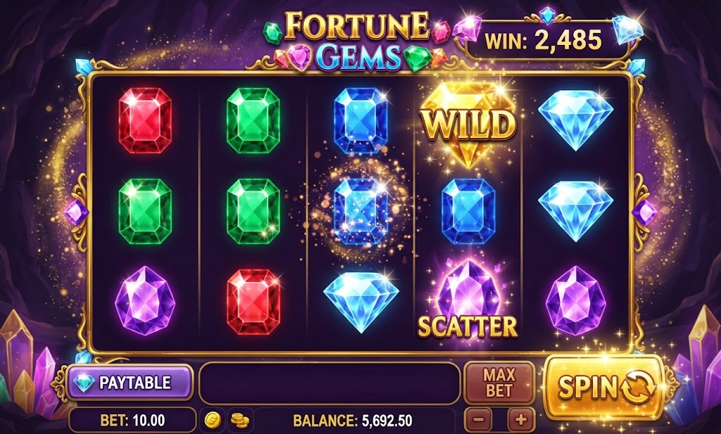 Fortune Gems Slots at JILIGAMES ACE
