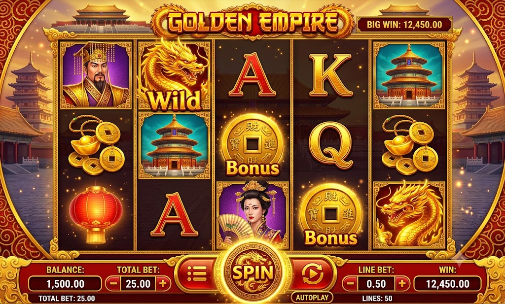 Golden Empire Slot at JILIGAMES ACE