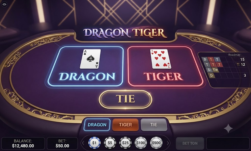 Dragon Tiger at JILIGAMES ACE